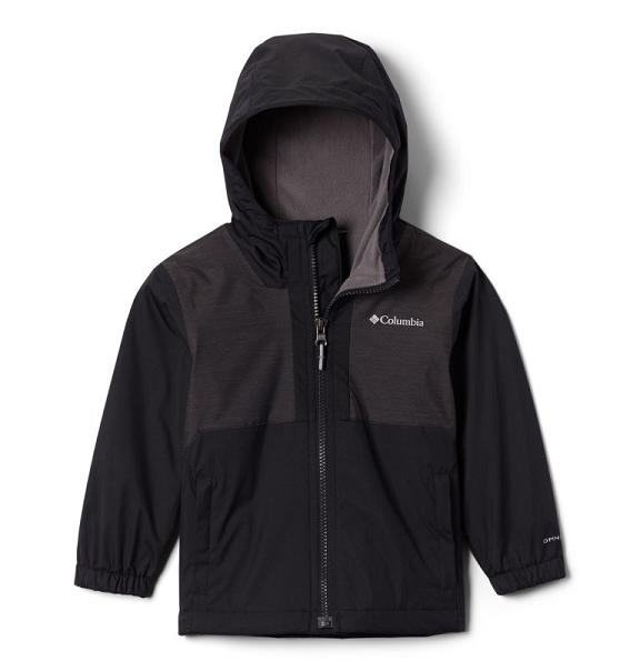 Columbia Boys Fleece Jacket Sale UK - Rainy Trails Jackets Black UK-268724